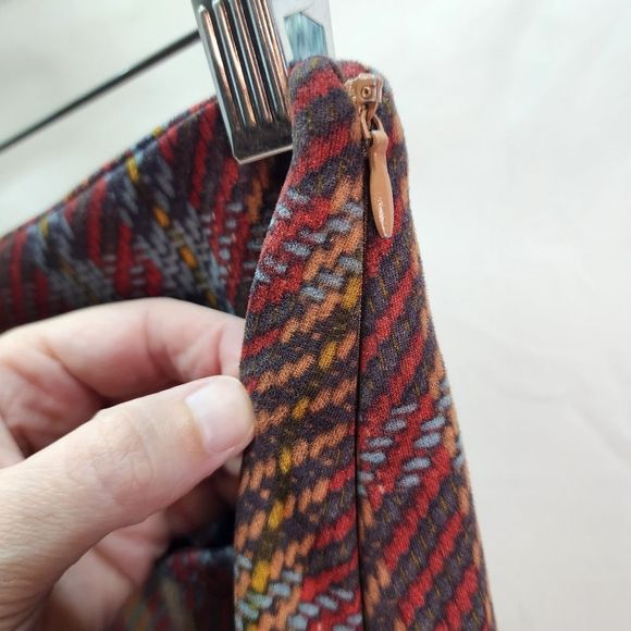 Gilli Plaid Mini Skirt - Red and Blue - Picture 5 of 9